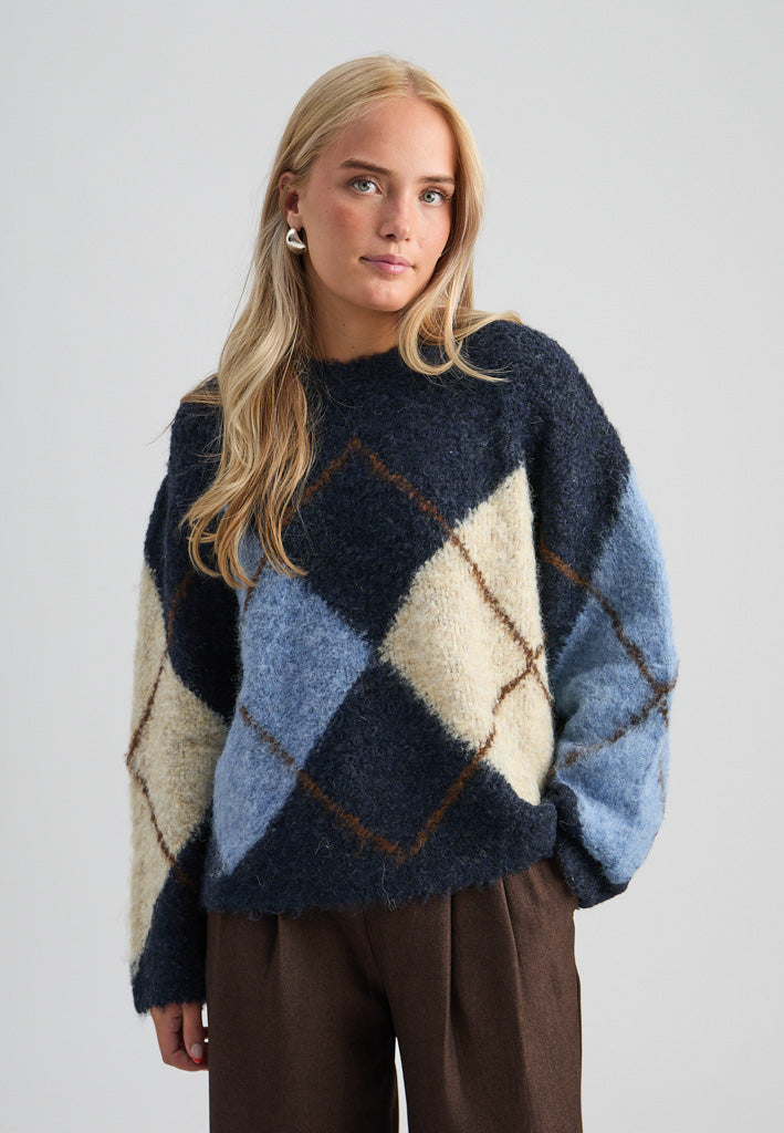 Peppercorn PCShania Pullover Pullover 2994J Sky Captain Jacquard