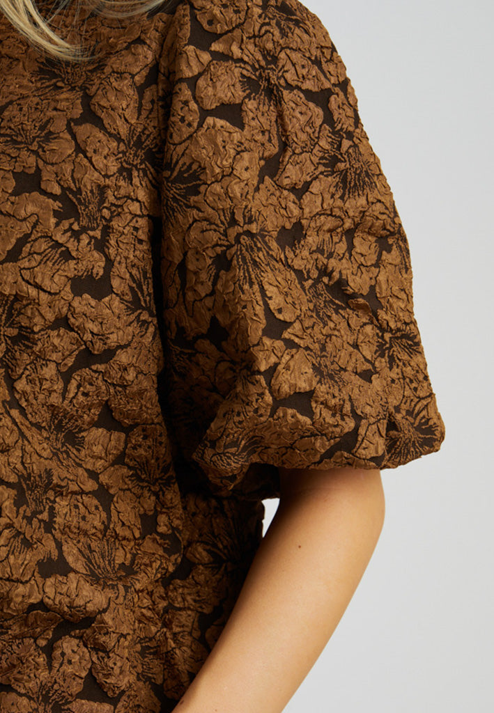 Peppercorn PCSigga Blouse Blouse 5050P Toffee Print