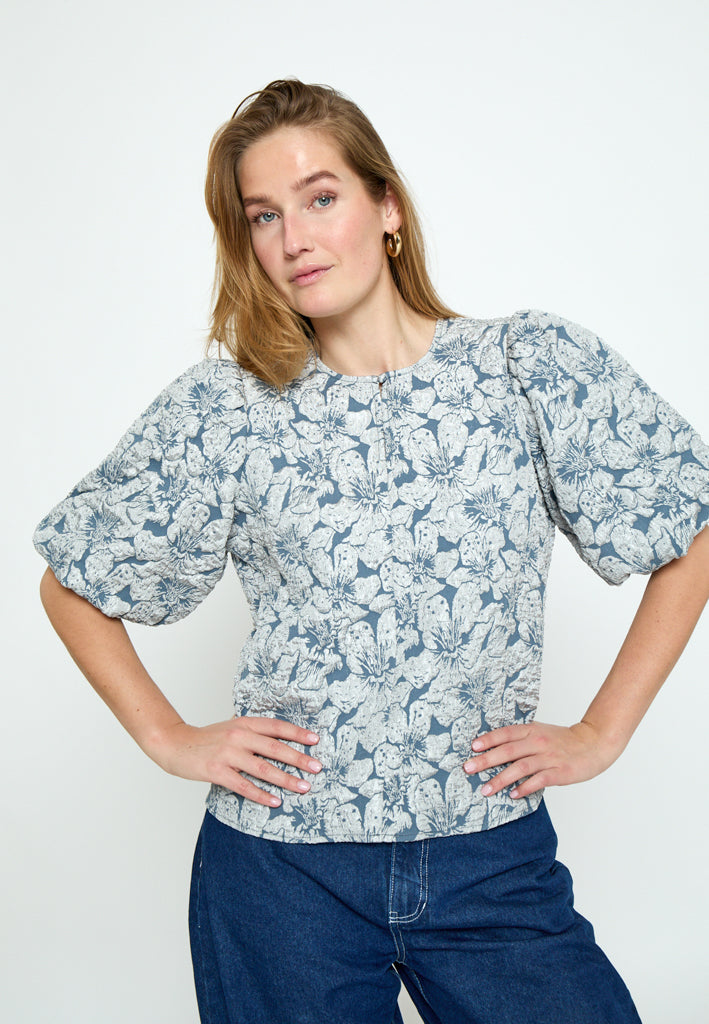 Peppercorn PCSigga Blouse Blouse 8558 Dark Grey Mirage