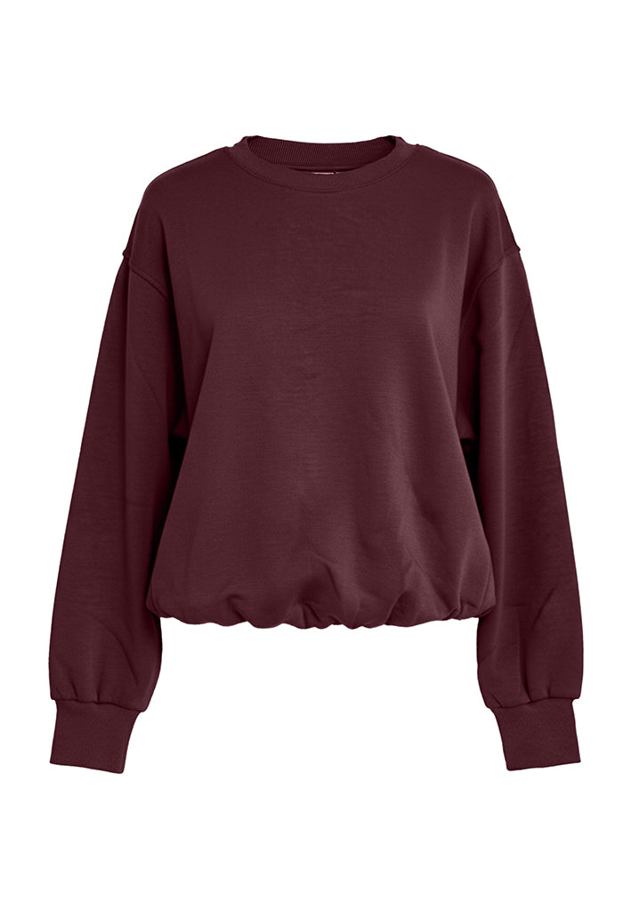 Peppercorn PCSinna GRS Sweat Sweatshirt 4980 Decadent Chocolate