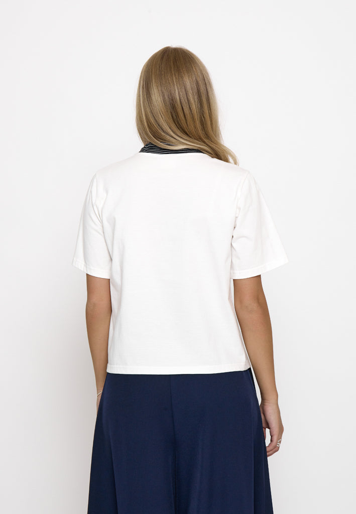 Peppercorn PCSully Scarf T-shirt T-Shirt 0011 Gardenia
