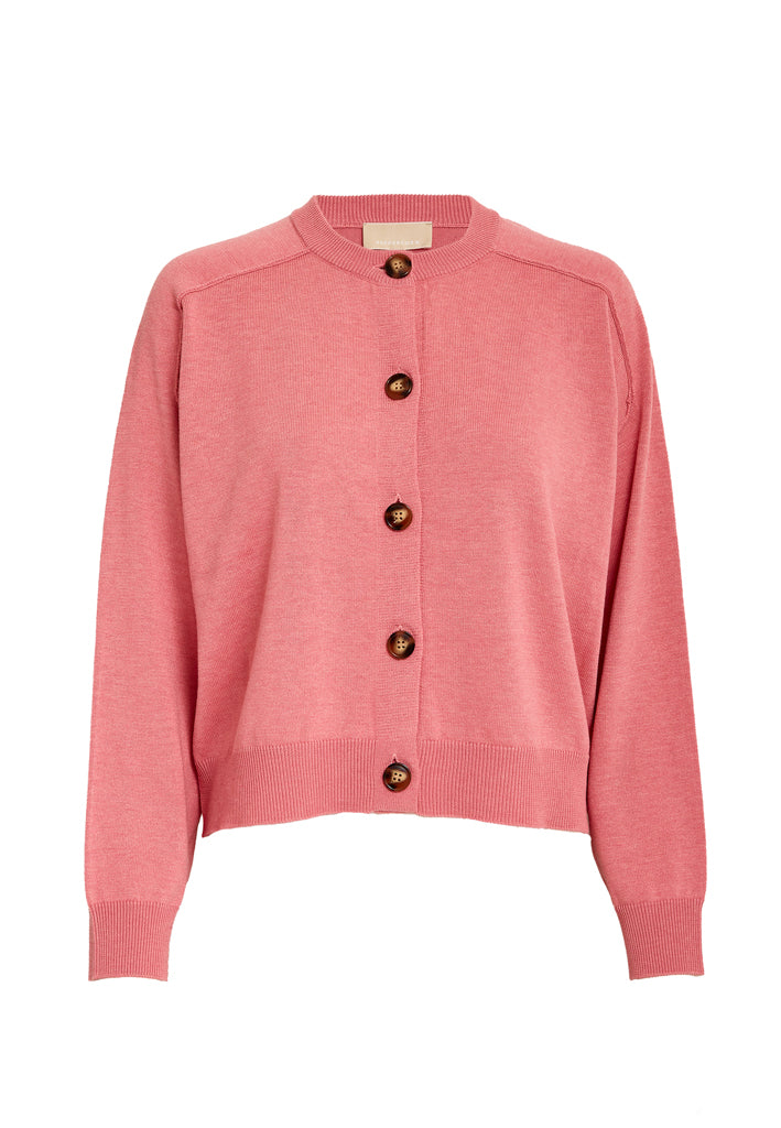 Peppercorn PCSumaya Cardigan Cardigans 4022 Wild Rose