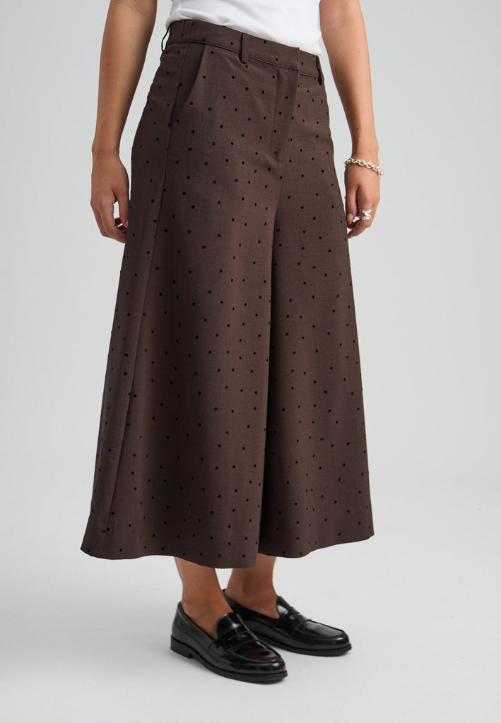 Peppercorn PCSuzanna Skirt Pant Pant 3960M Java Brown Melange
