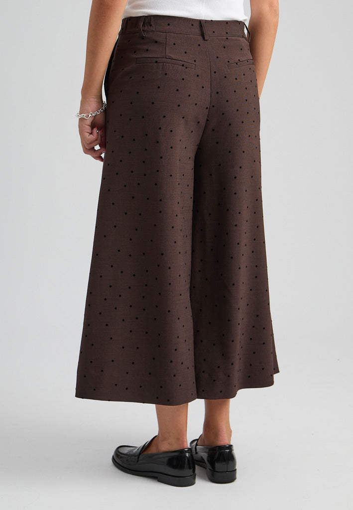 Peppercorn PCSuzanna Skirt Pant Pant 3960M Java Brown Melange