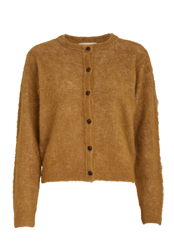 Peppercorn PCSylvie GRS RWS Knit Cardigan Cardigans 5050M Toffee melange