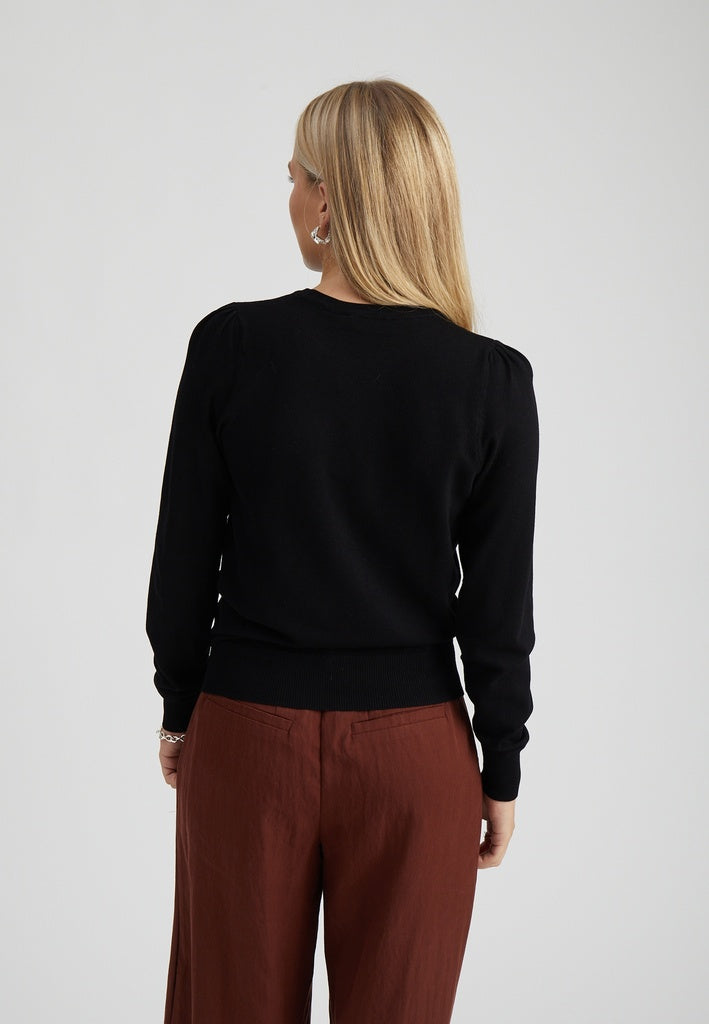 Peppercorn PCTana Knit Pullover Pullover 9000 Black
