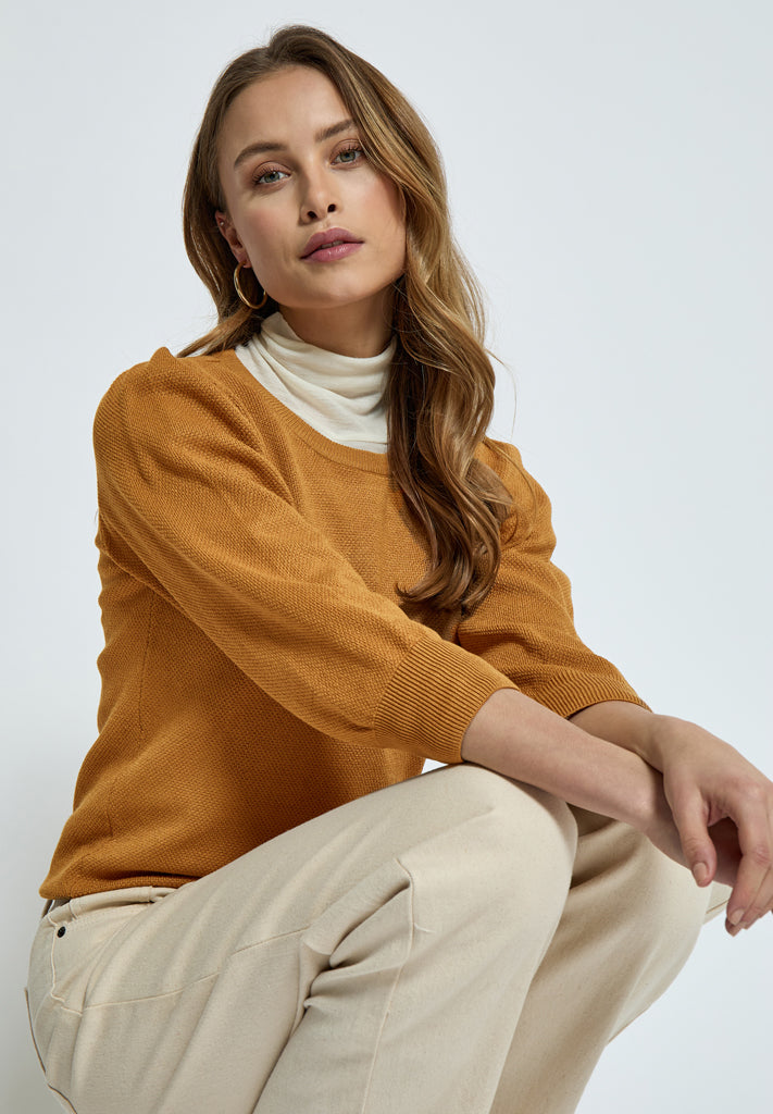 Peppercorn PCTana Knit Pullover Pullover 5019 Bone Brown