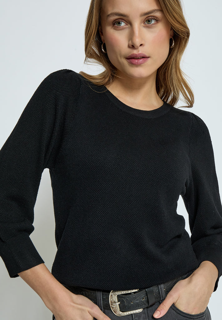 Peppercorn PCTana Knit Pullover Pullover 9000 Black