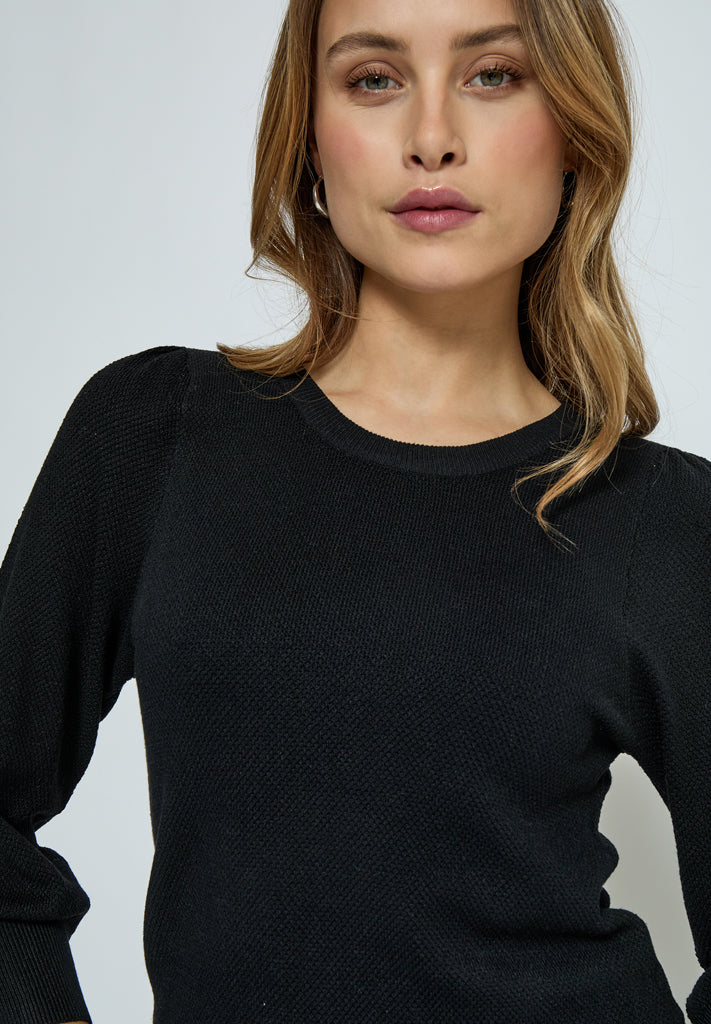 Peppercorn PCTana Knit Pullover Pullover 9000 Black