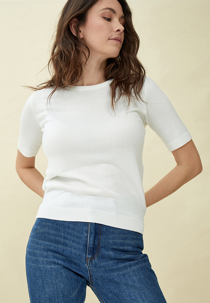 Peppercorn PCTana Knit Pullover Pullover 235 Cloud Dancer