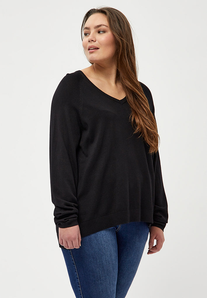 Peppercorn PCTana Pullover Curve Pullover 9000 Black