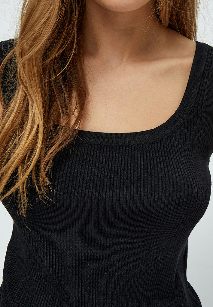 Peppercorn PCTana Tank Top Top 9000 Black