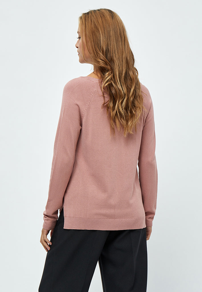 Peppercorn PCTana V Knit Pullover Pullover 4458 Ash Rose