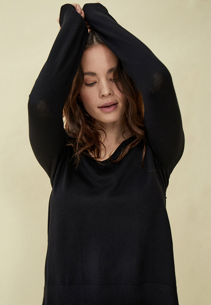 Peppercorn PCTana V Knit Pullover Pullover 9000 Black