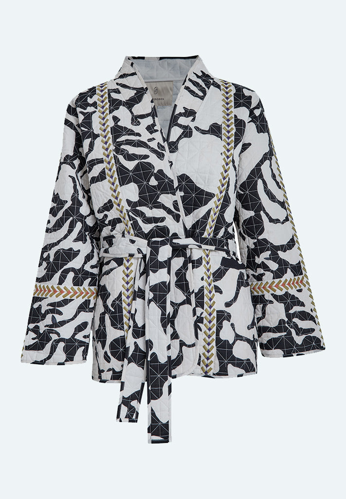 Peppercorn PCTansenia Quilted Jacket Jacket 0202 Whitecap Grey