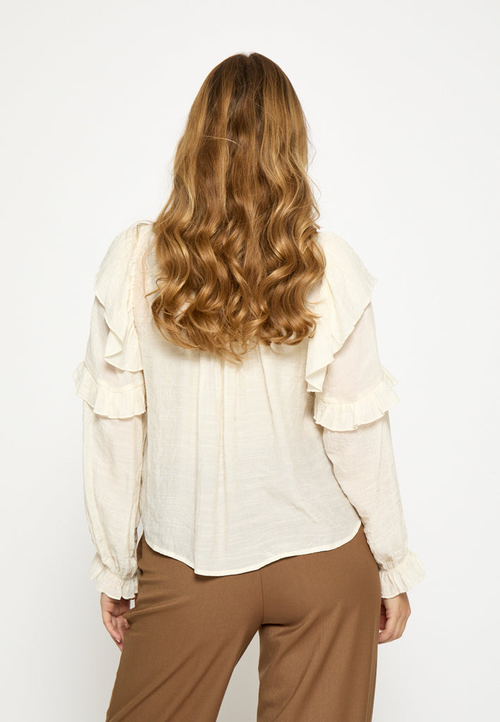 Peppercorn PCTenna Blouse Blouse 0011 Gardenia