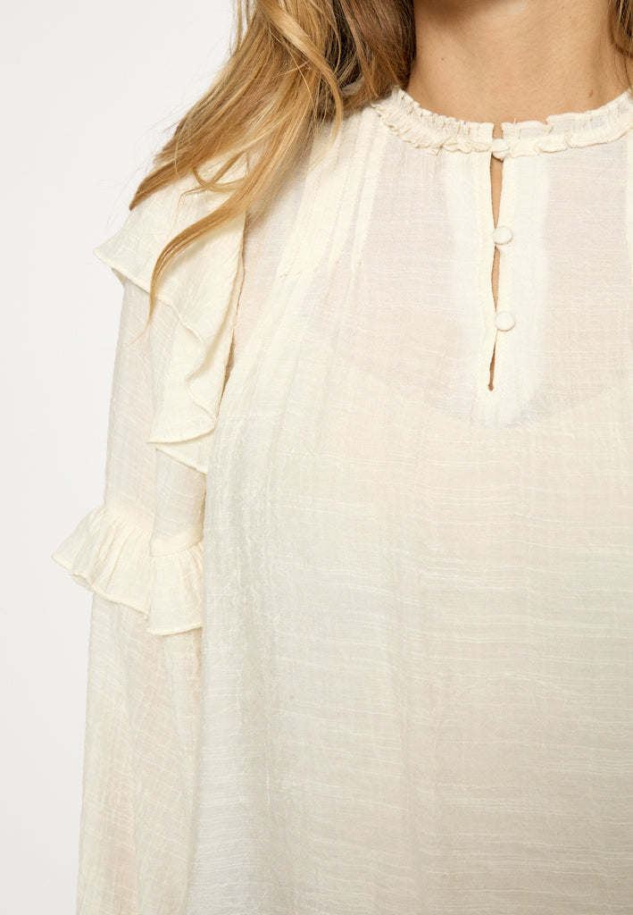 Peppercorn PCTenna Blouse Blouse 0011 Gardenia