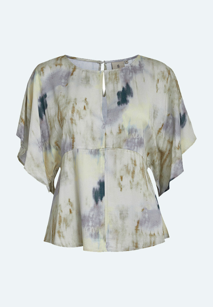 Peppercorn PCThilde Blouse Blouse 4363P Safari Sand Print