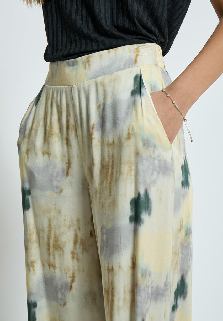 Peppercorn PCThilde Pants Pant 4363P Safari Sand Print
