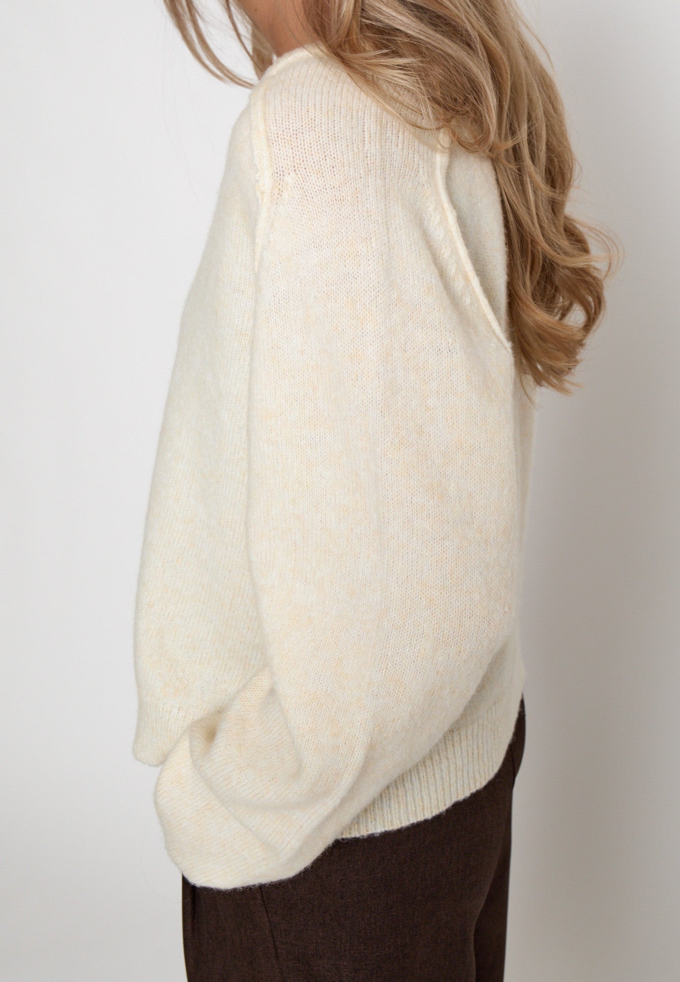 Peppercorn PCTirna RWS V-neck Pullover Pullover 2206 Fog Sand
