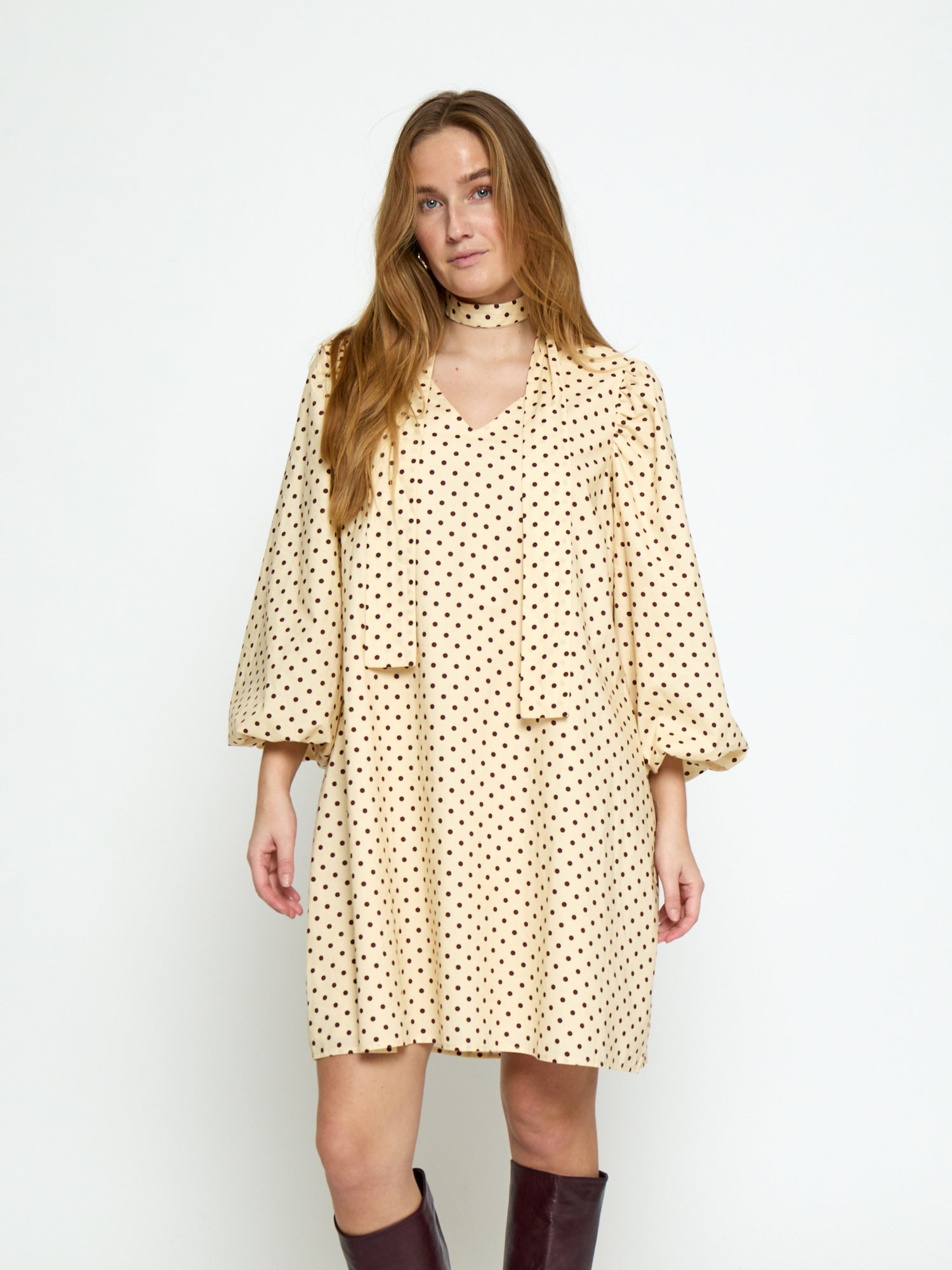 Peppercorn PCTyrell Dress Dress 9097P Dot Print