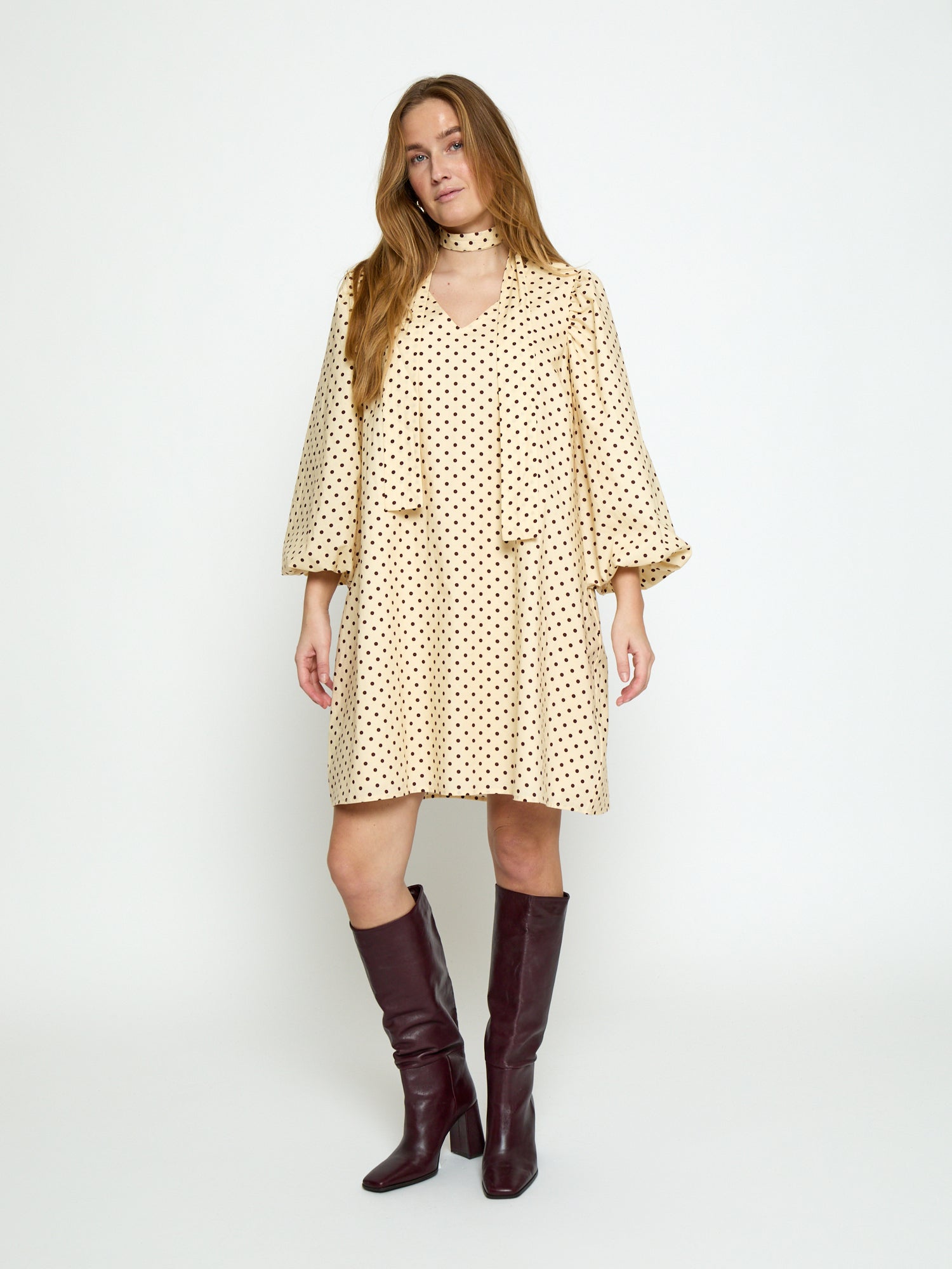 Peppercorn PCTyrell Dress Dress 9097P Dot Print
