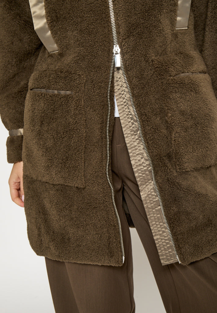 Peppercorn PCZoey Coat Coat 5020 CROCODILE GREEN