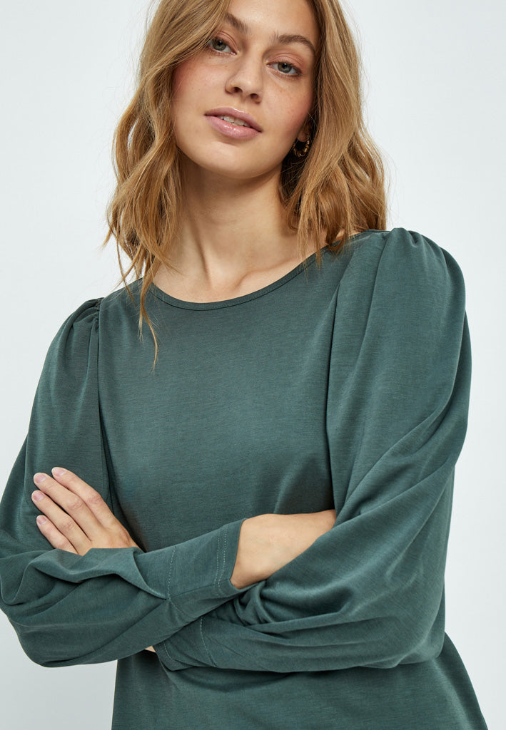Minus Reyna Modal Blouse Blouse 4112 Jungle Green