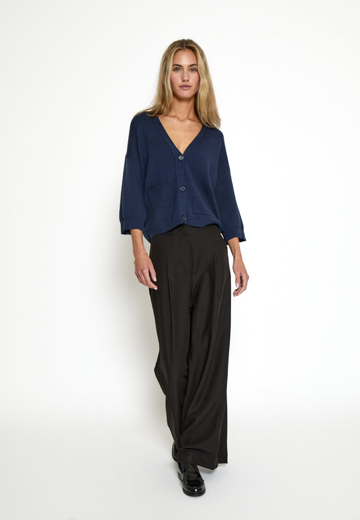 Peppercorn Rosalia Knit Cardigan Cardigans 1550 NAVY