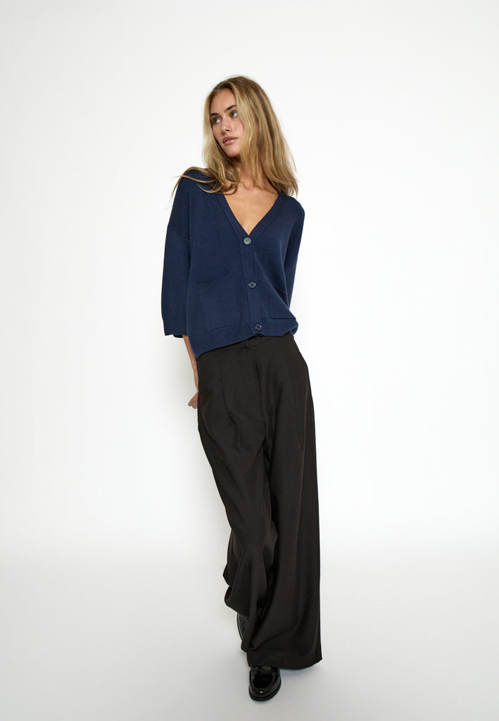 Peppercorn Rosalia Knit Cardigan Cardigans 1550 NAVY