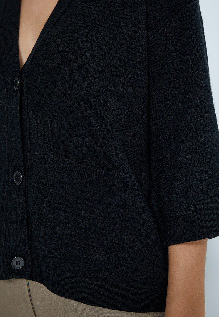 Peppercorn Rosalia Knit Cardigan Cardigans 9000 Black