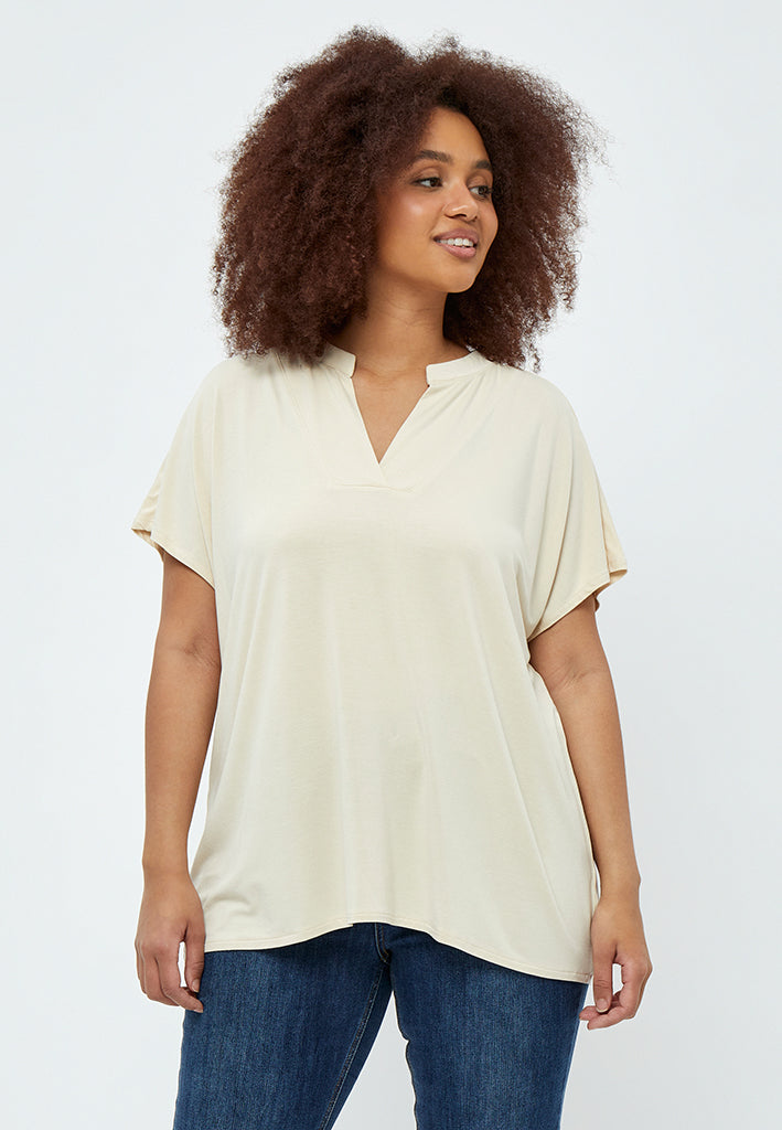 Peppercorn Rosalinda T-Shirt Curve T-Shirt 0265 Sandshell
