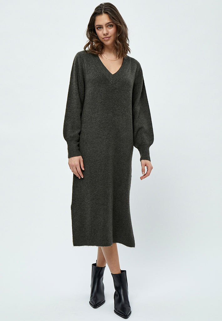 Peppercorn Aliah Dress Dress 3655M Beluga Green Melange