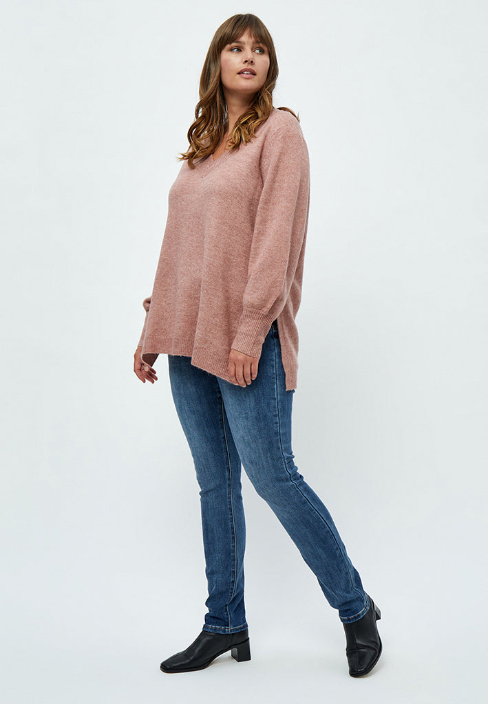 Peppercorn Aliah Pullover Curve Pullover 226 Rose Melange