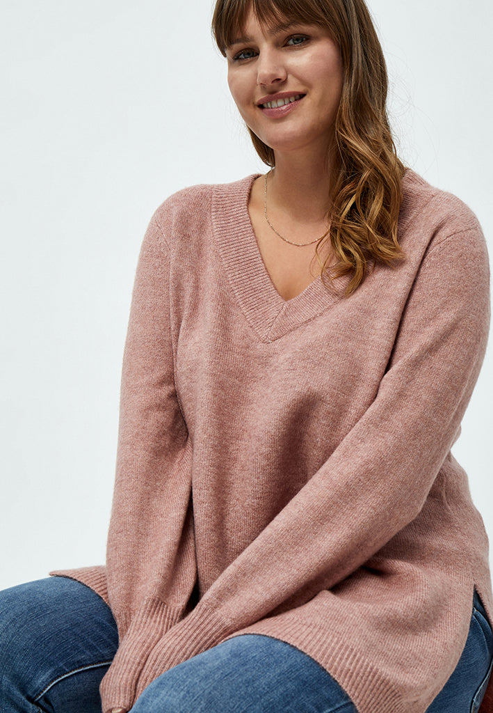 Peppercorn Aliah Pullover Curve Pullover 226 Rose Melange