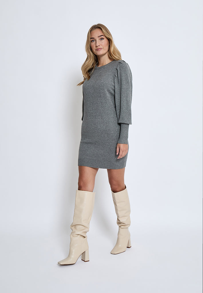 Peppercorn Anissa Dress Dress 126M Steel Grey Melange