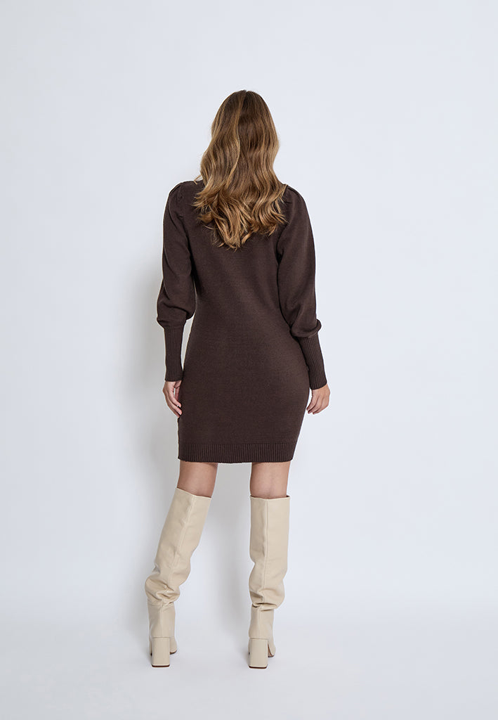 Peppercorn Anissa Dress Dress 5406 Coffee Bean Brown