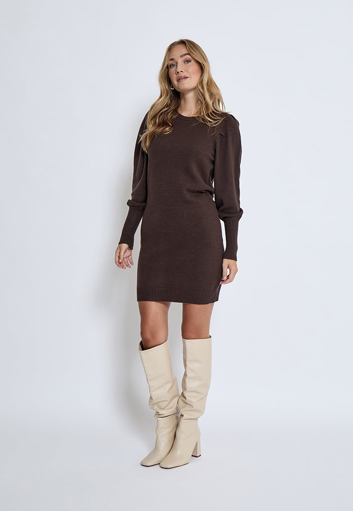 Peppercorn Anissa Dress Dress 5406 Coffee Bean Brown