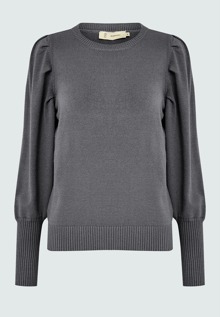 Peppercorn Anissa Pullover Pullover 126M Steel Grey Melange