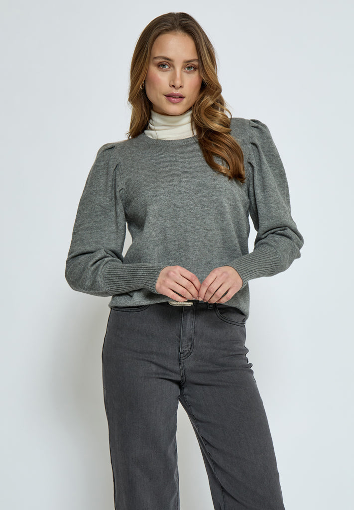 Peppercorn Anissa Pullover Pullover 126M Steel Grey Melange
