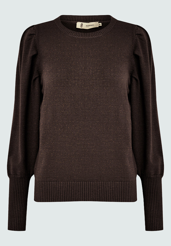Peppercorn Anissa Pullover Pullover 5406MET Coffee Bean Brown Metallic