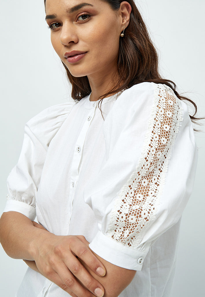 Desires Asmine 2/4 Sleeve Shirt Shirt 0001 White