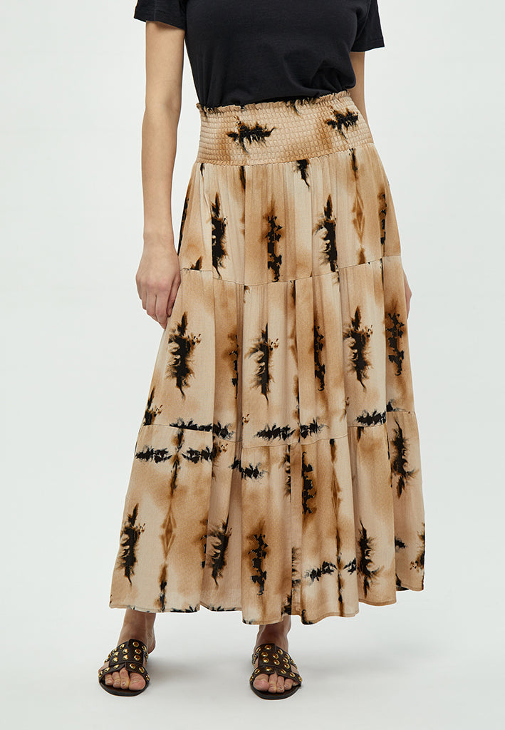 Desires Bina Smock Skirt Skirt 0975P Cuban Sand Print