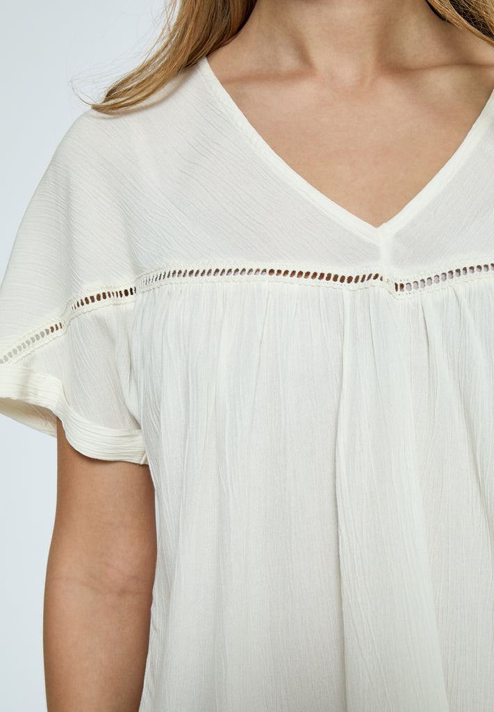 Desires DSAggi V Blouse Blouse 0011 Gardenia
