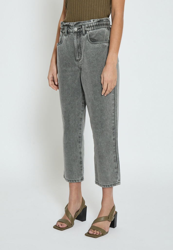 Desires DSAmanda HW Cropped Jeans Jeans 9000W Black Washed
