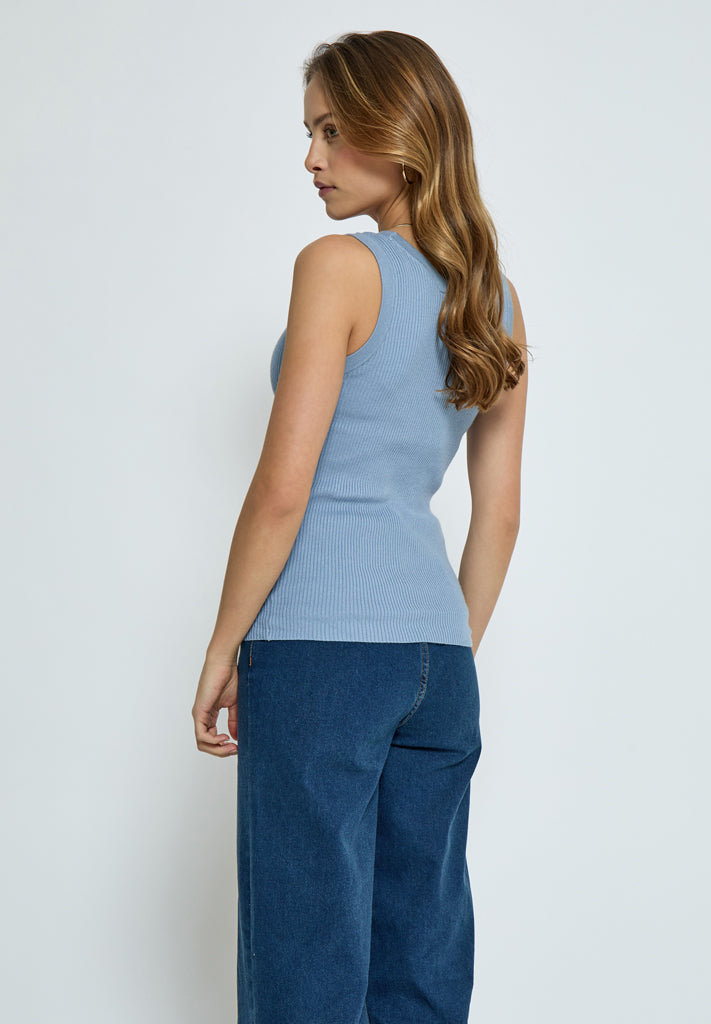 Desires DSAneli Rib Tank Top Top 5010 Forever Blue