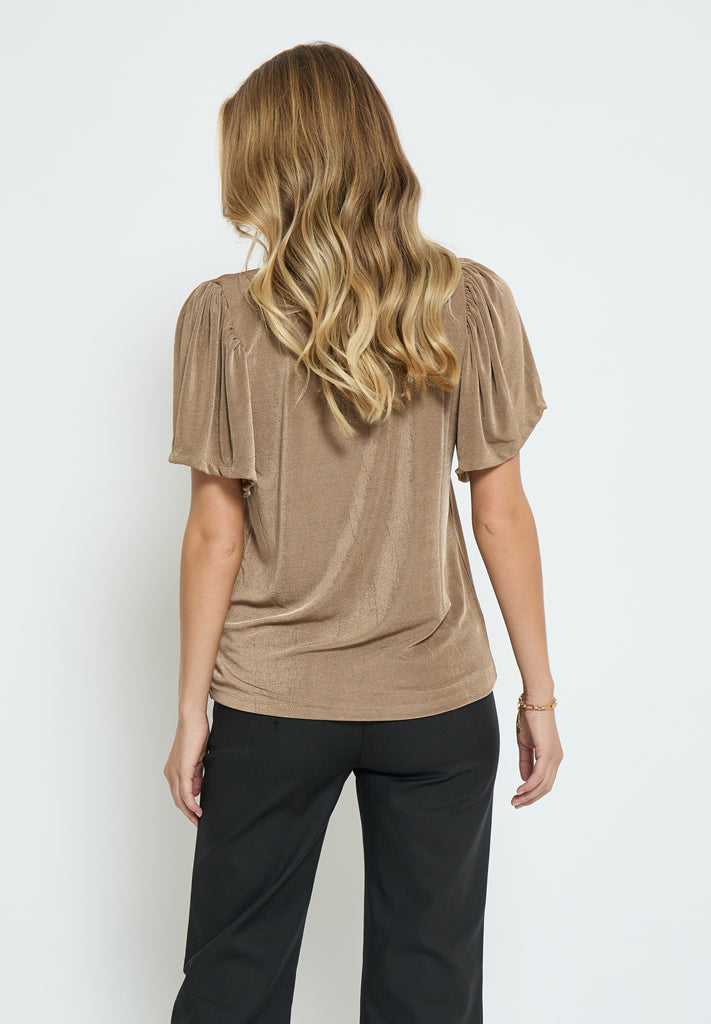 Desires DSBob Flounce Top T-Shirt 5074 Pine Bark