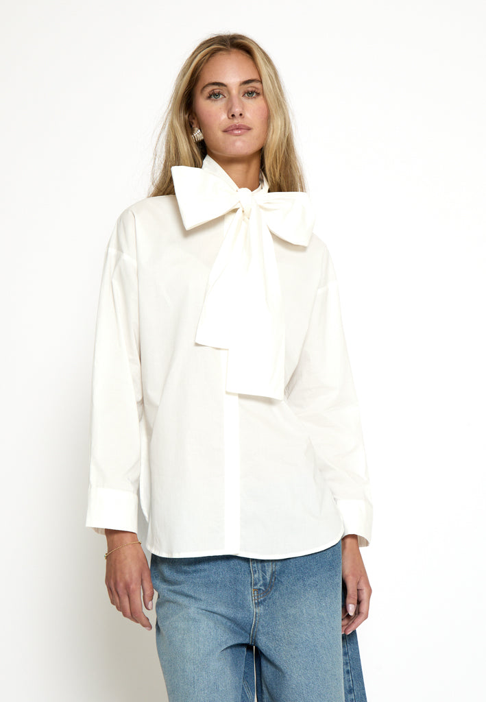 Desires DSCamilla Bow Shirt Shirt 235 Cloud Dancer