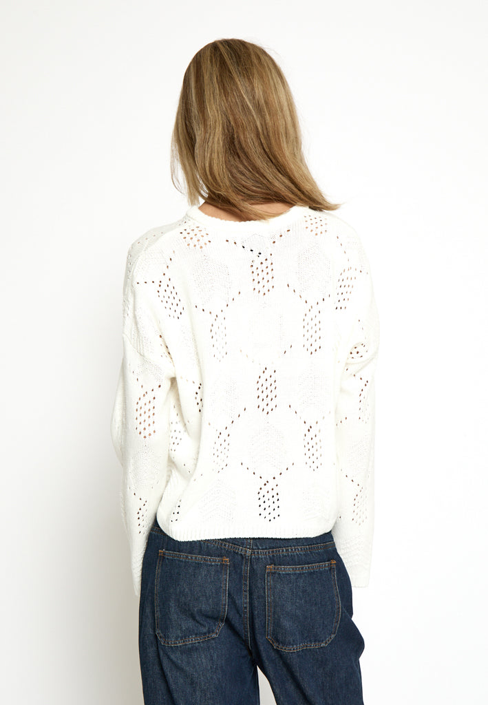 Desires DSCelia Knit Pullover Pullover 235 Cloud Dancer