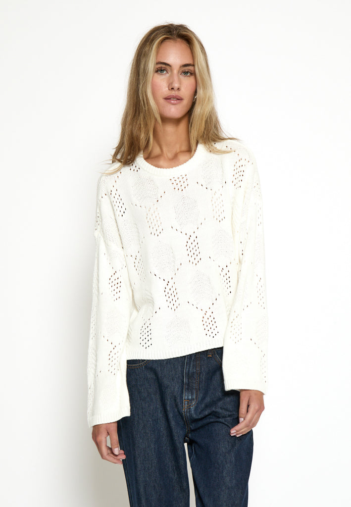 Desires DSCelia Knit Pullover Pullover 235 Cloud Dancer
